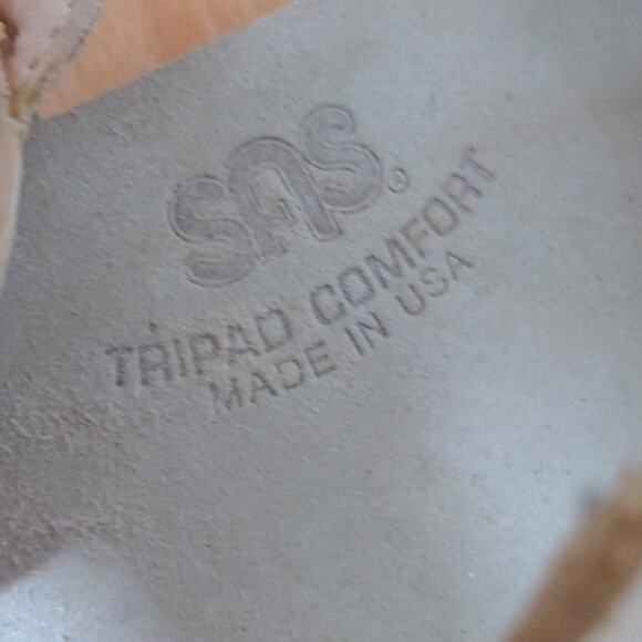 SAS Sorrento Tan Leather T-Strap Comfort Sandals - Size 7M - Picture 13 of 15